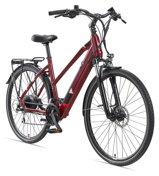 Telefunken Trekking E-Bike - Elektrofahrrad 28 Zoll - 24-Gang Kettenschaltung - Heckmotor 250W - 417,6Wh Akku - Pedelec